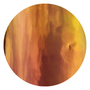 Amber holographic opal craft vinyl