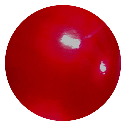Red Polished Metal