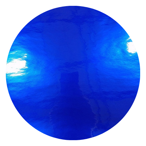 Royal Blue Polished Metal